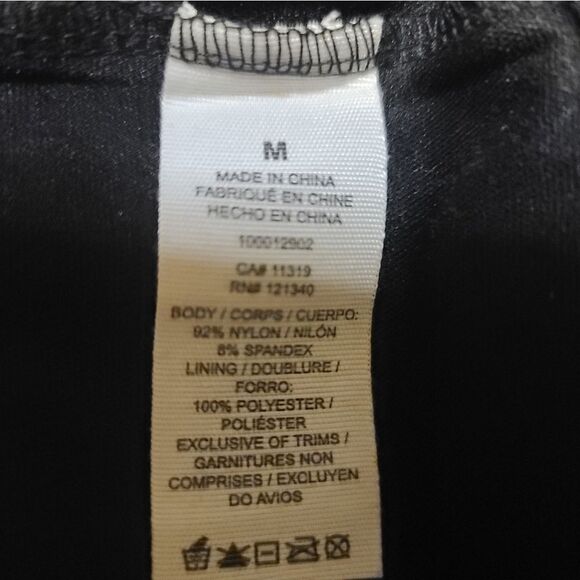 Garage Black Lace Dress Medium - Picture 6 of 7